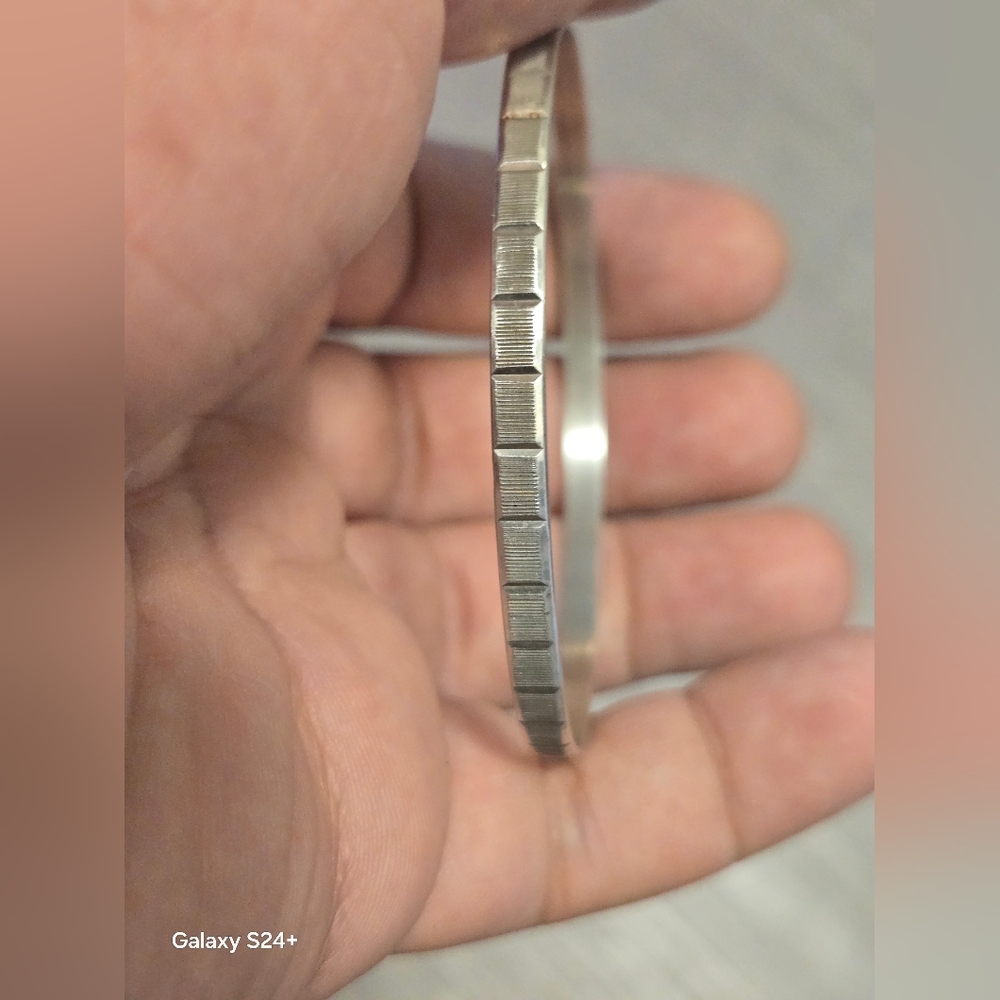 Bracelet Jonc En Argent Massif Sterling 925